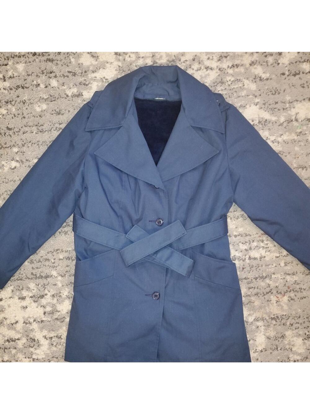 Vintage Sears Coat || Navy Blue || Sz S